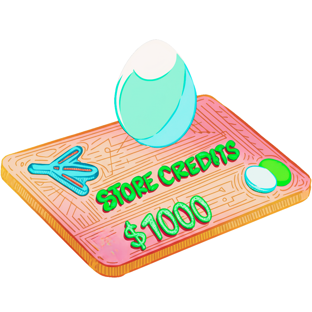 $1000 - Pio Store Credits (30% off)